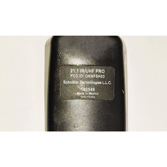 Dish Network Remote 2 OEM 180549 21.1 IR UHF PRO Works Need Batteries Shows Wear - Picture 3 of 12